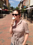 It was a perfect day for an ice cream cone from Red Fox.  I'll use any reason to eat ice cream!